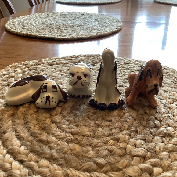 Grindley Tricolor hound? Rio Hondo California Pottery Dogs x3 VTG Dog collection - Picture 3 of 16